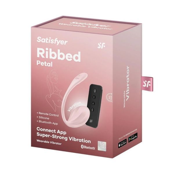 Віброяйце Satisfyer Ribbed Petal Connect App ON0628 фото